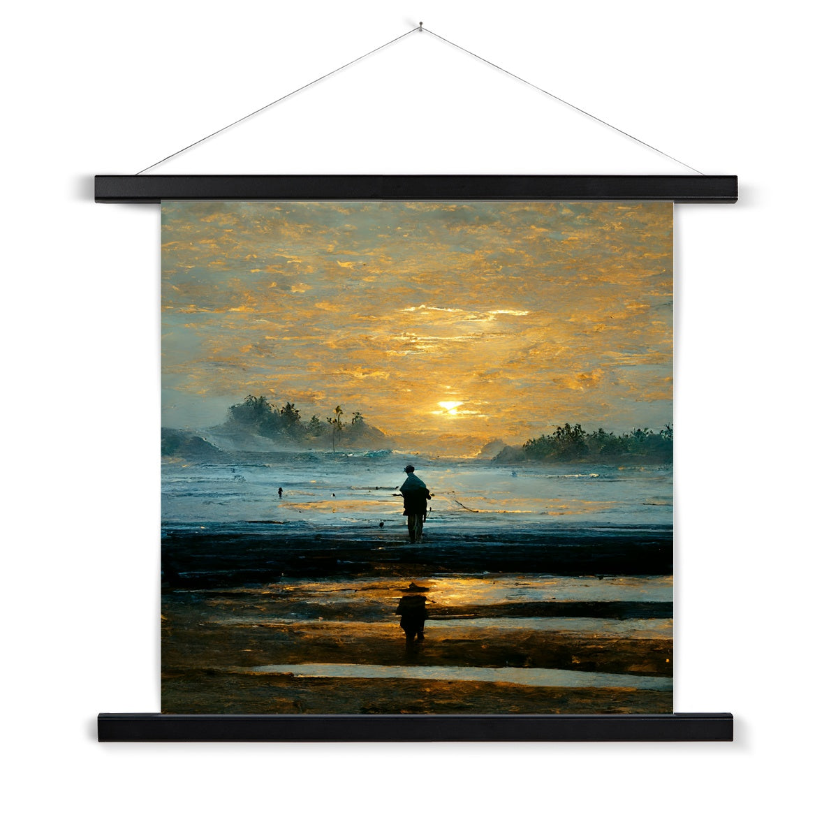 The Catch Fine Art Print with Hanger