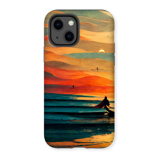 Sunset Swell Tough Phone Case
