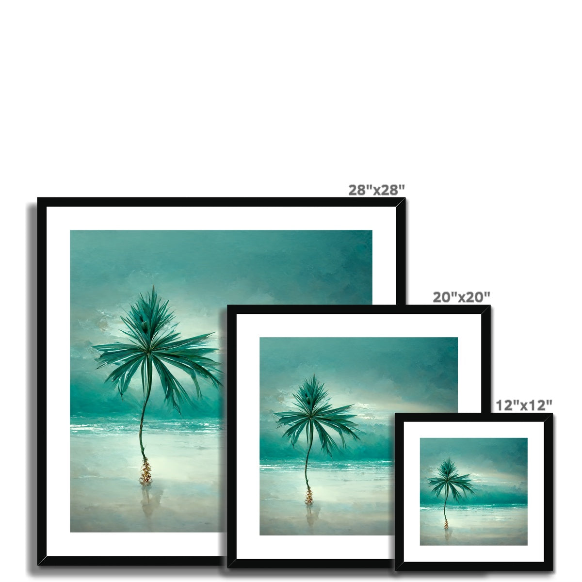 Lonesome Palm Framed & Mounted Print