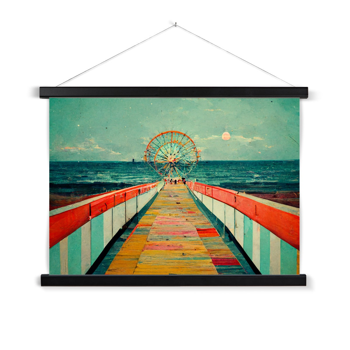Boardwalk Fine Art Print with Hanger