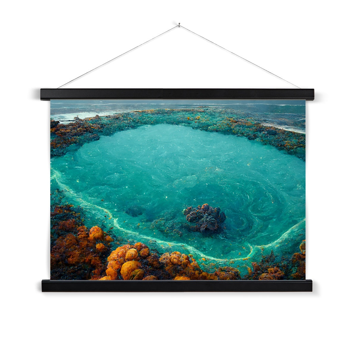 Pools of Life  Fine Art Print with Hanger