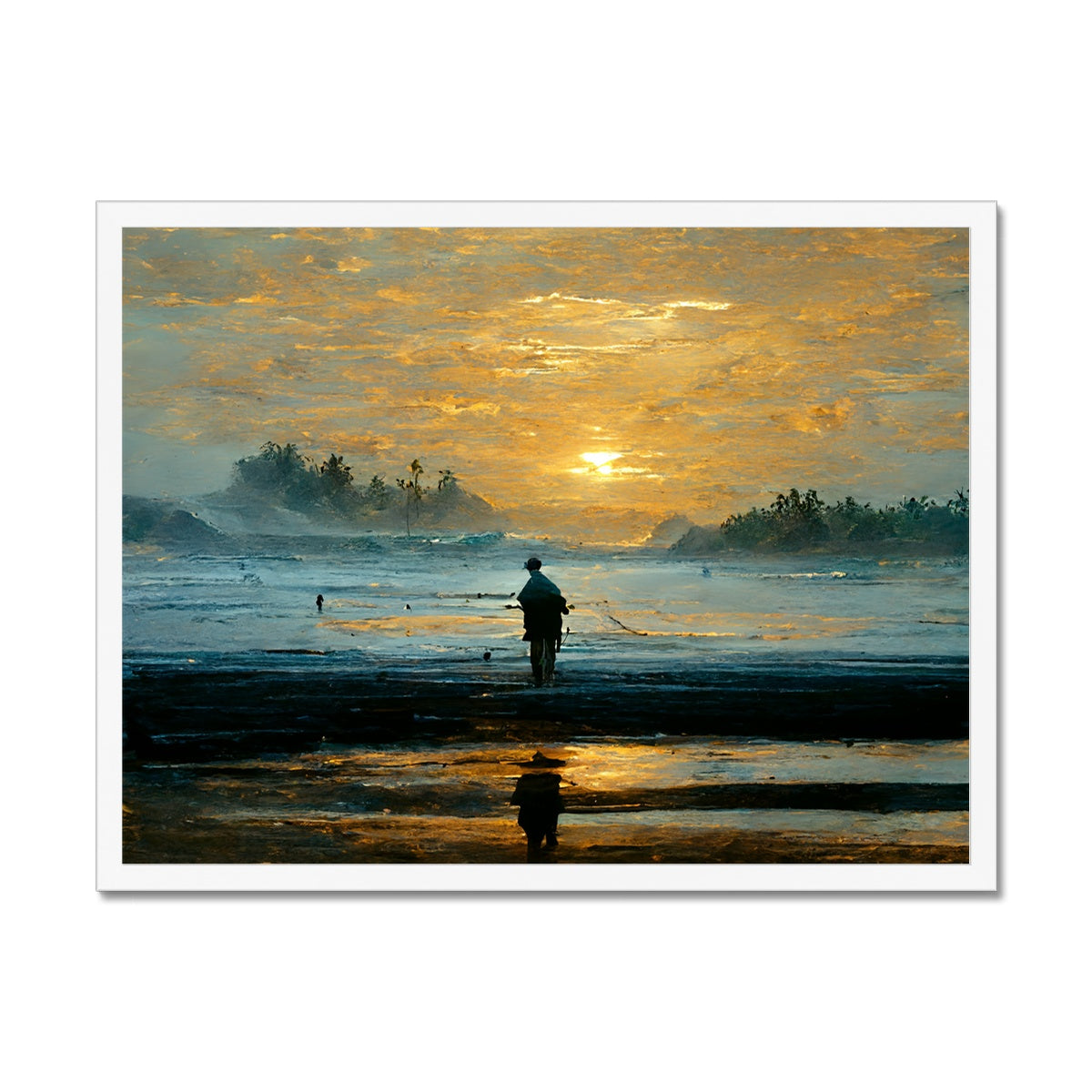 The Catch Framed Print