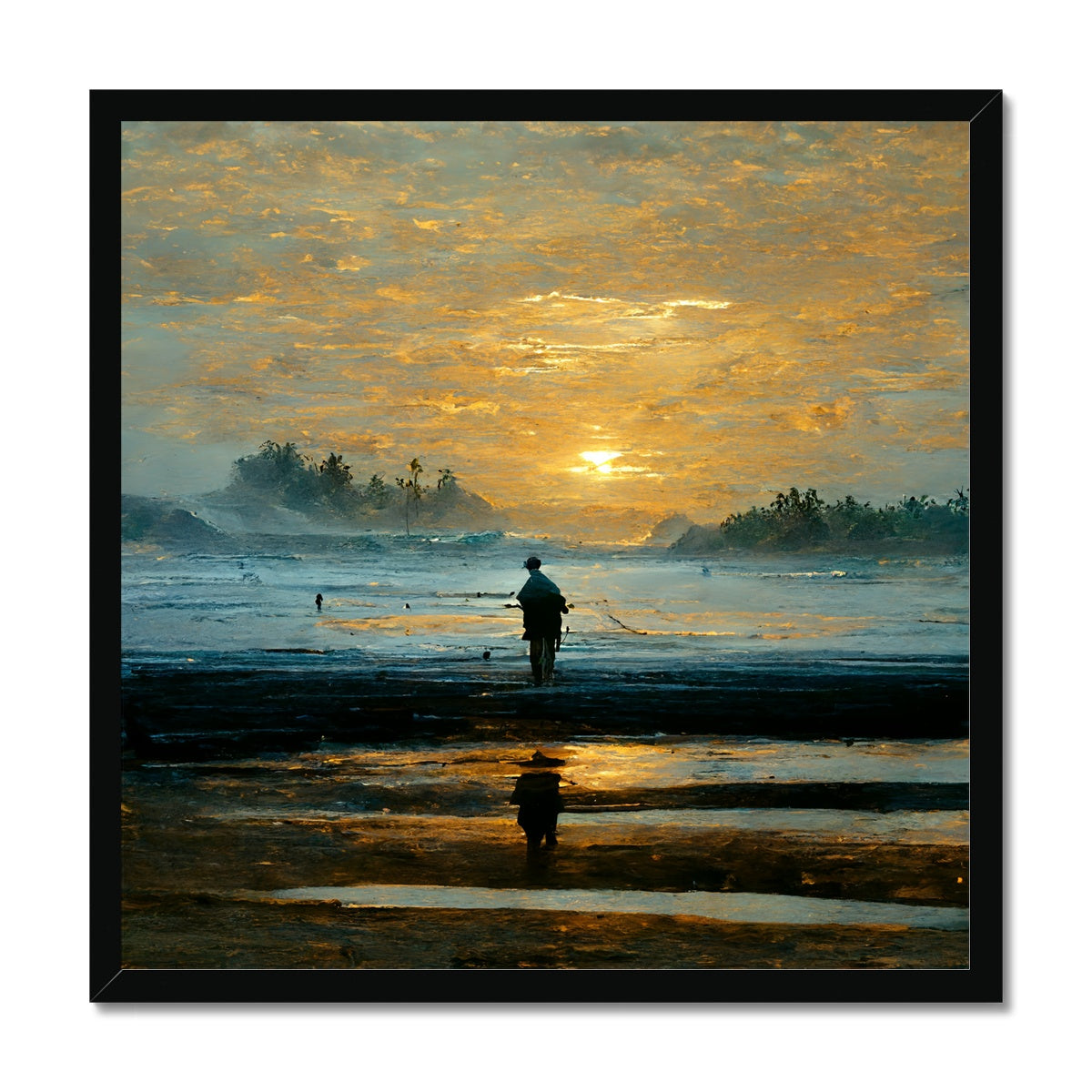 The Catch Framed Print