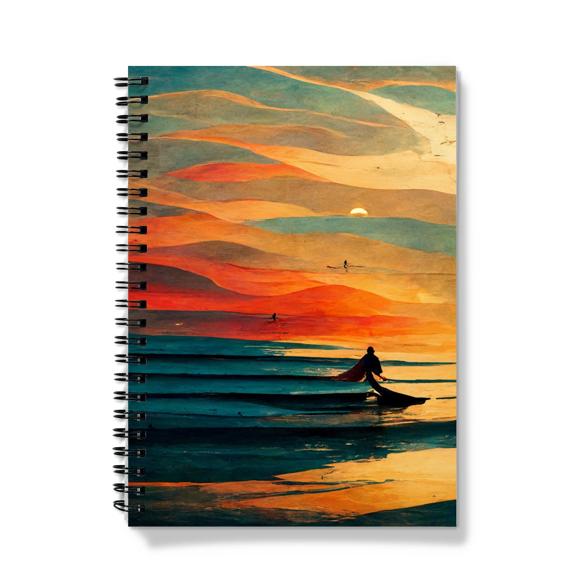 Sunset Swell Notebook