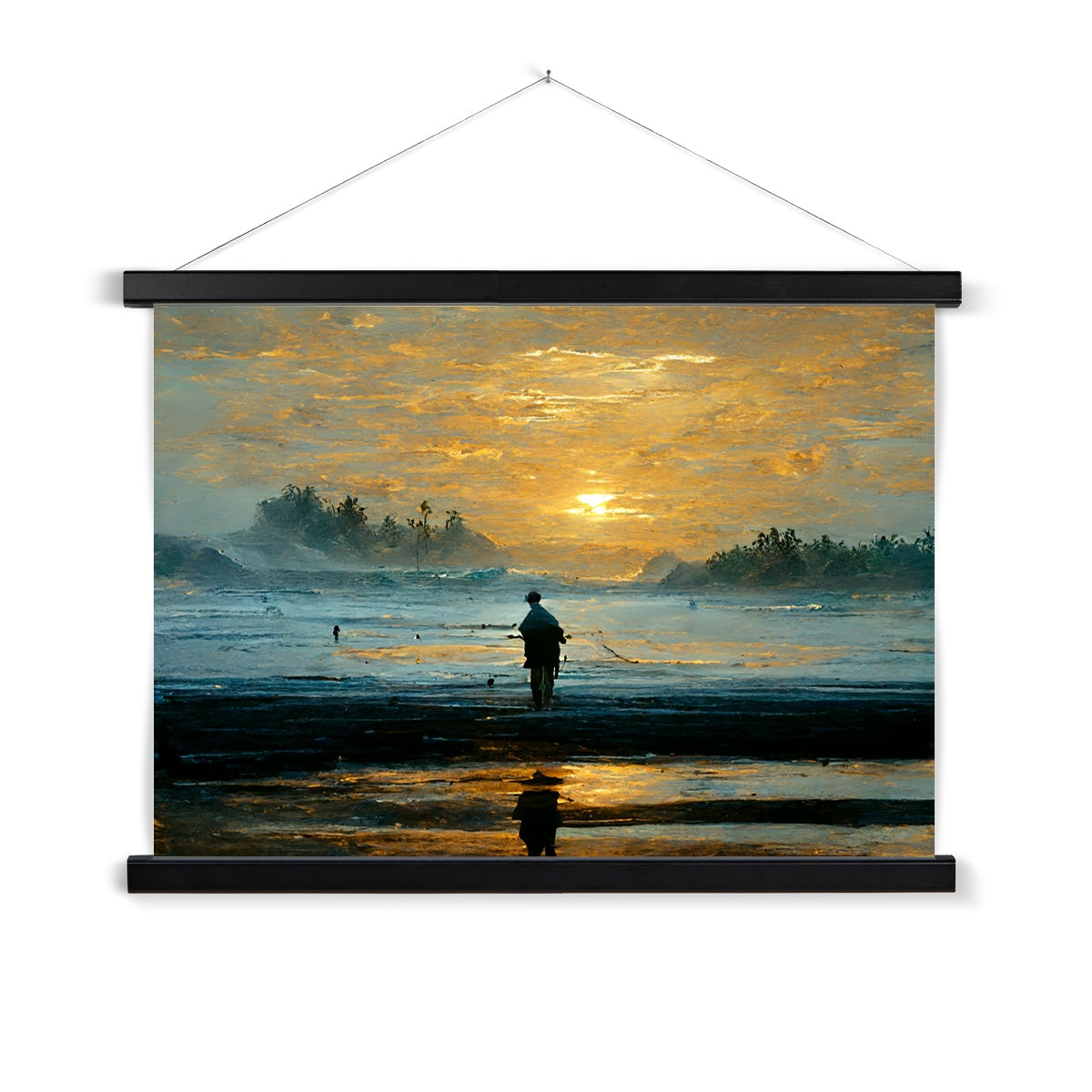 The Catch Fine Art Print with Hanger