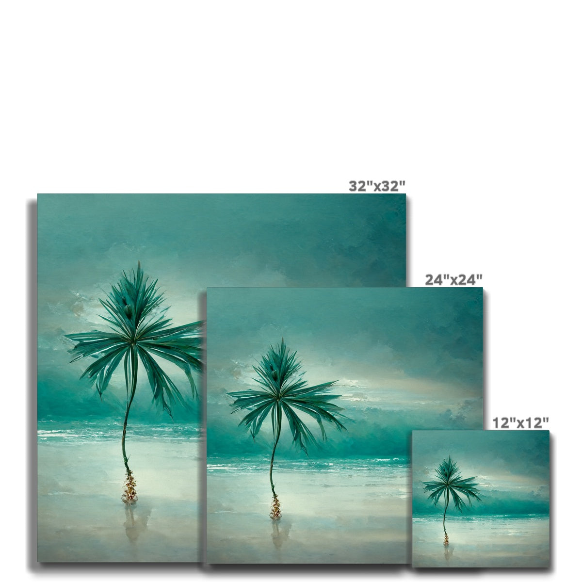 Lonesome Palm Canvas