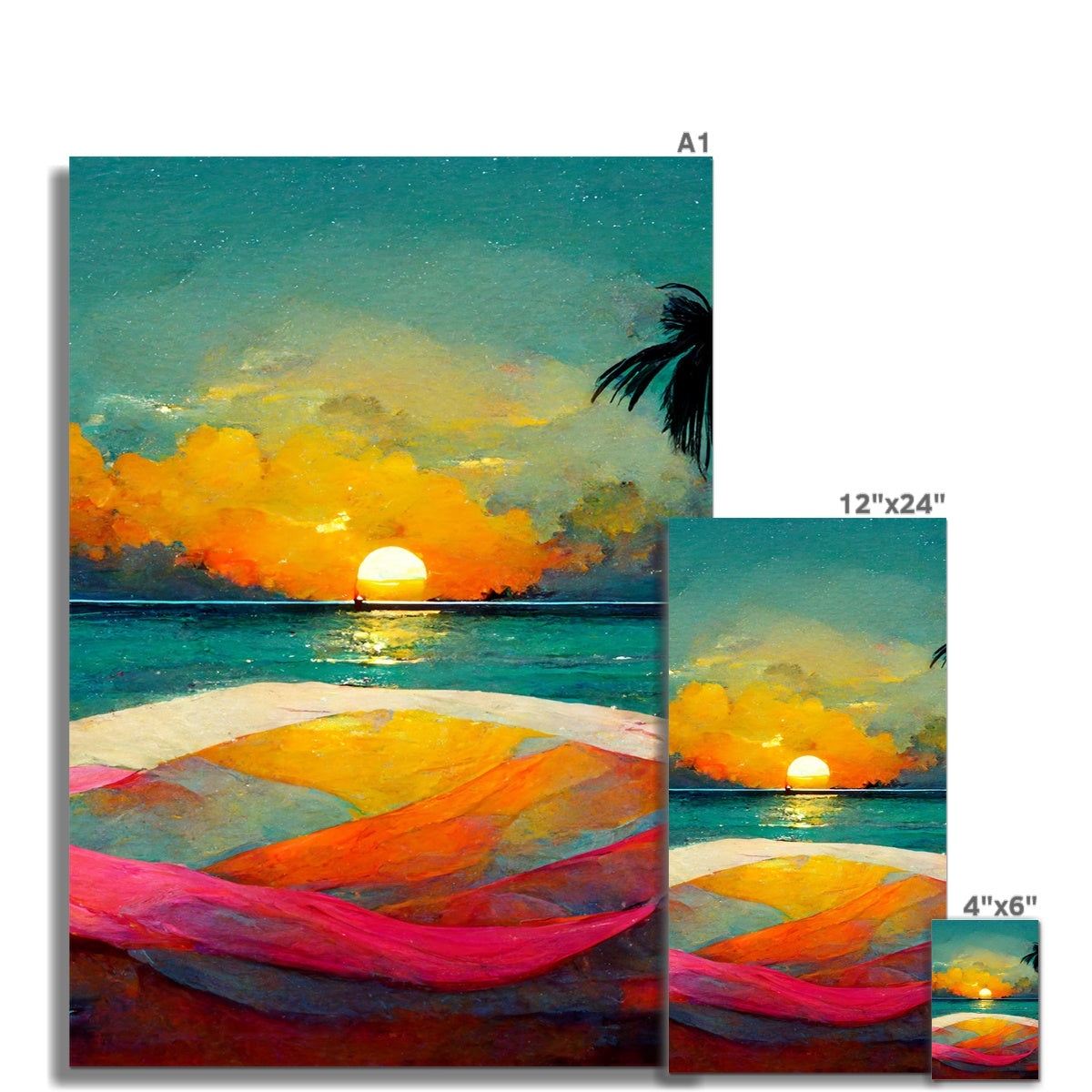 On The Horizon Rolled Eco Canvas