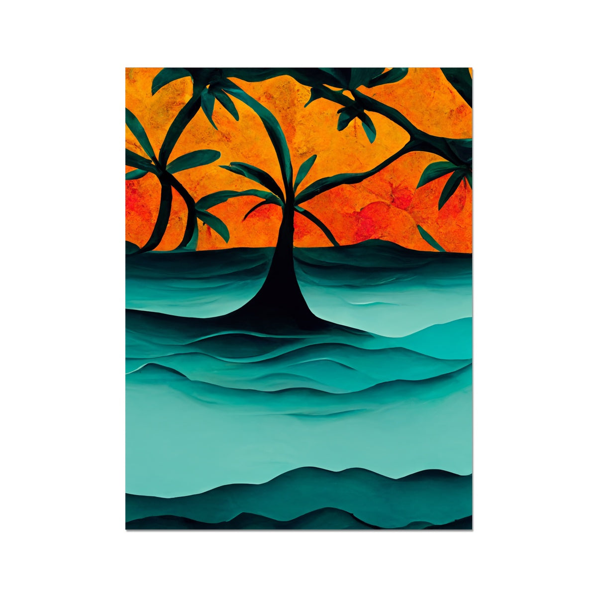 Tides of Palm Fine Art Print