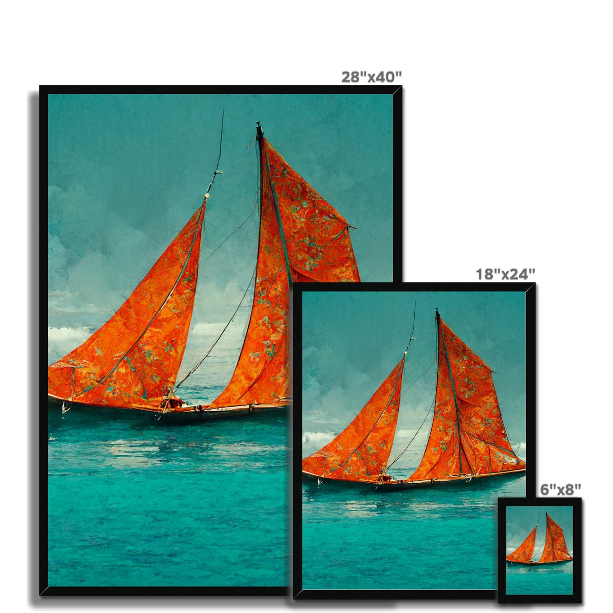 Sail Free Framed Print