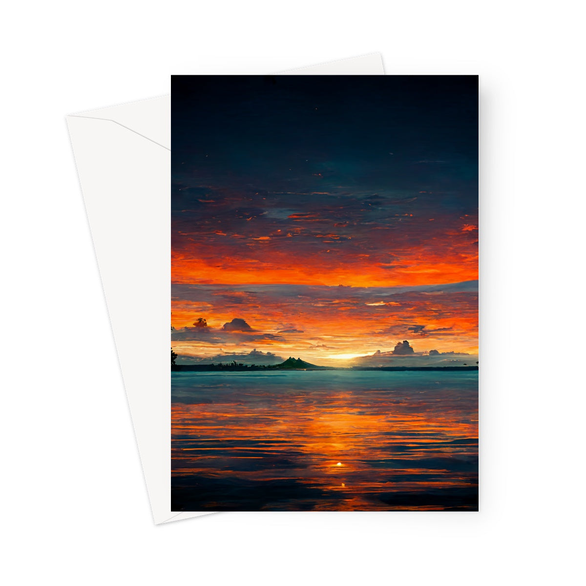 Tahitian Sunrise  Greeting Card