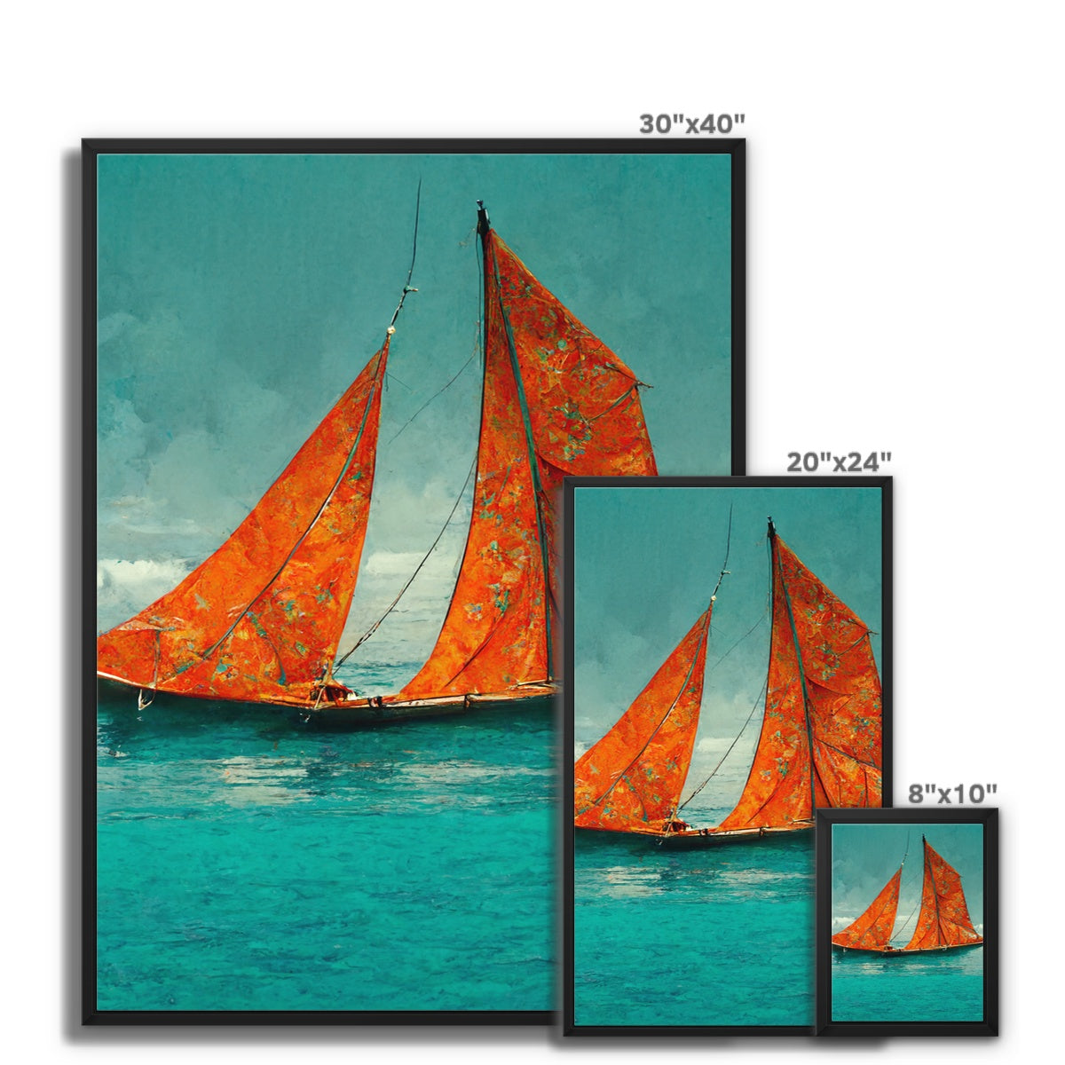 Sail Free Framed Canvas
