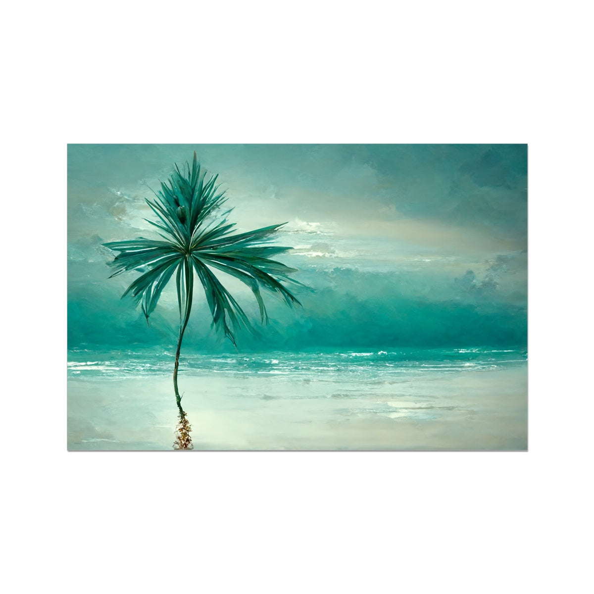 Lonesome Palm Photo Art Print