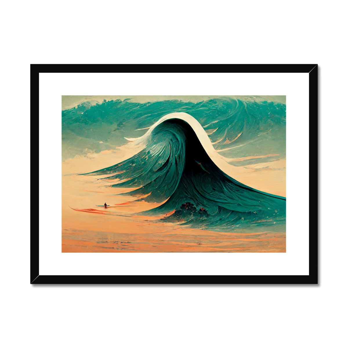 The Swell Framed & Mounted Print
