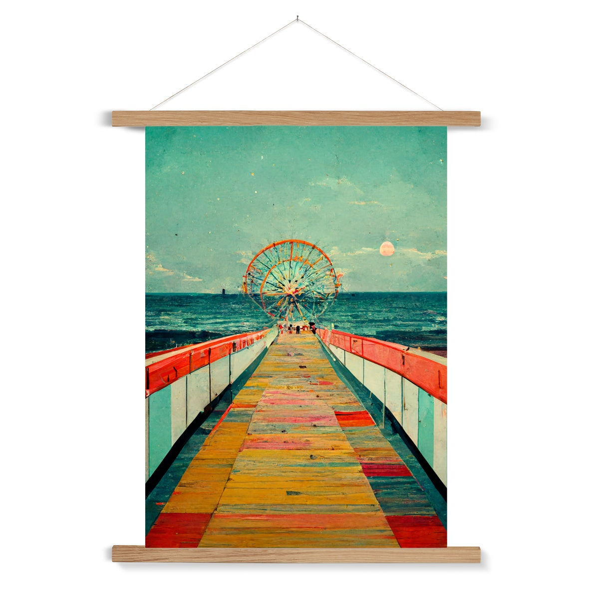 Boardwalk Fine Art Print with Hanger