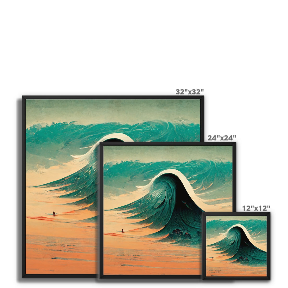 The Swell Framed Canvas