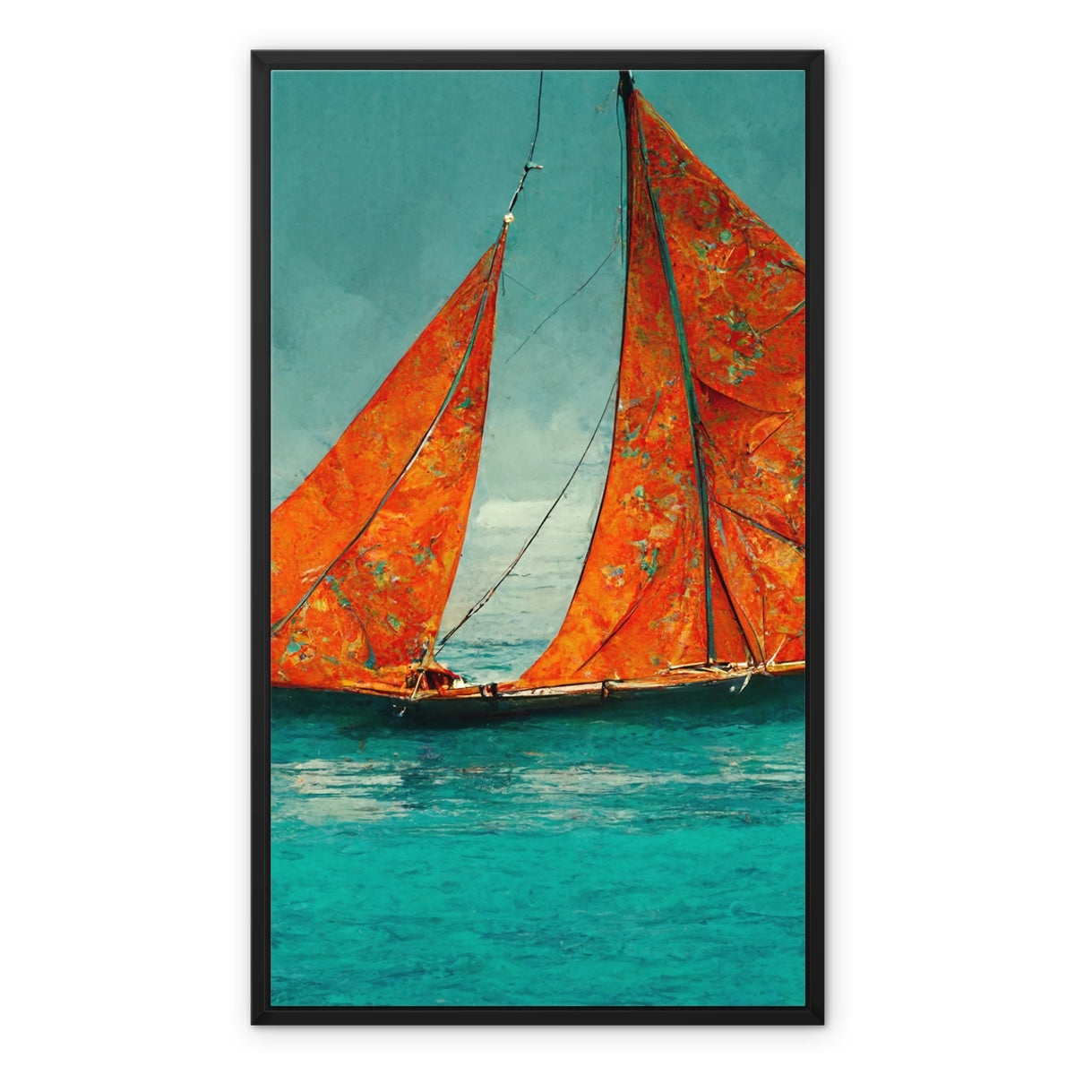 Sail Free Framed Canvas
