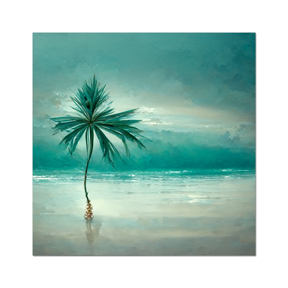Lonesome Palm Photo Art Print