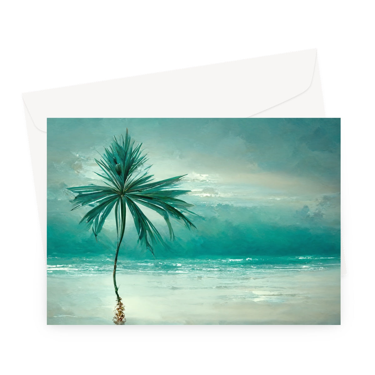 Lonesome Palm Greeting Card