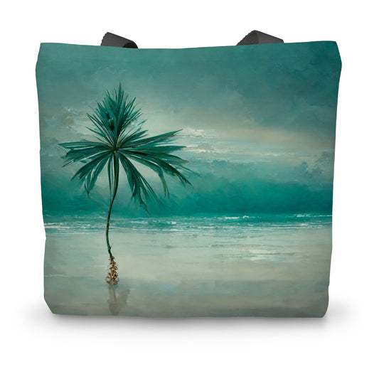 Lonesome Palm Canvas Tote Bag