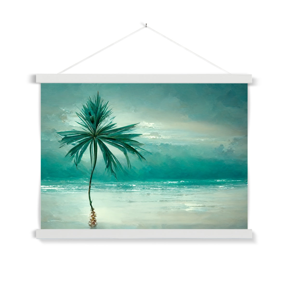 Lonesome Palm Fine Art Print with Hanger
