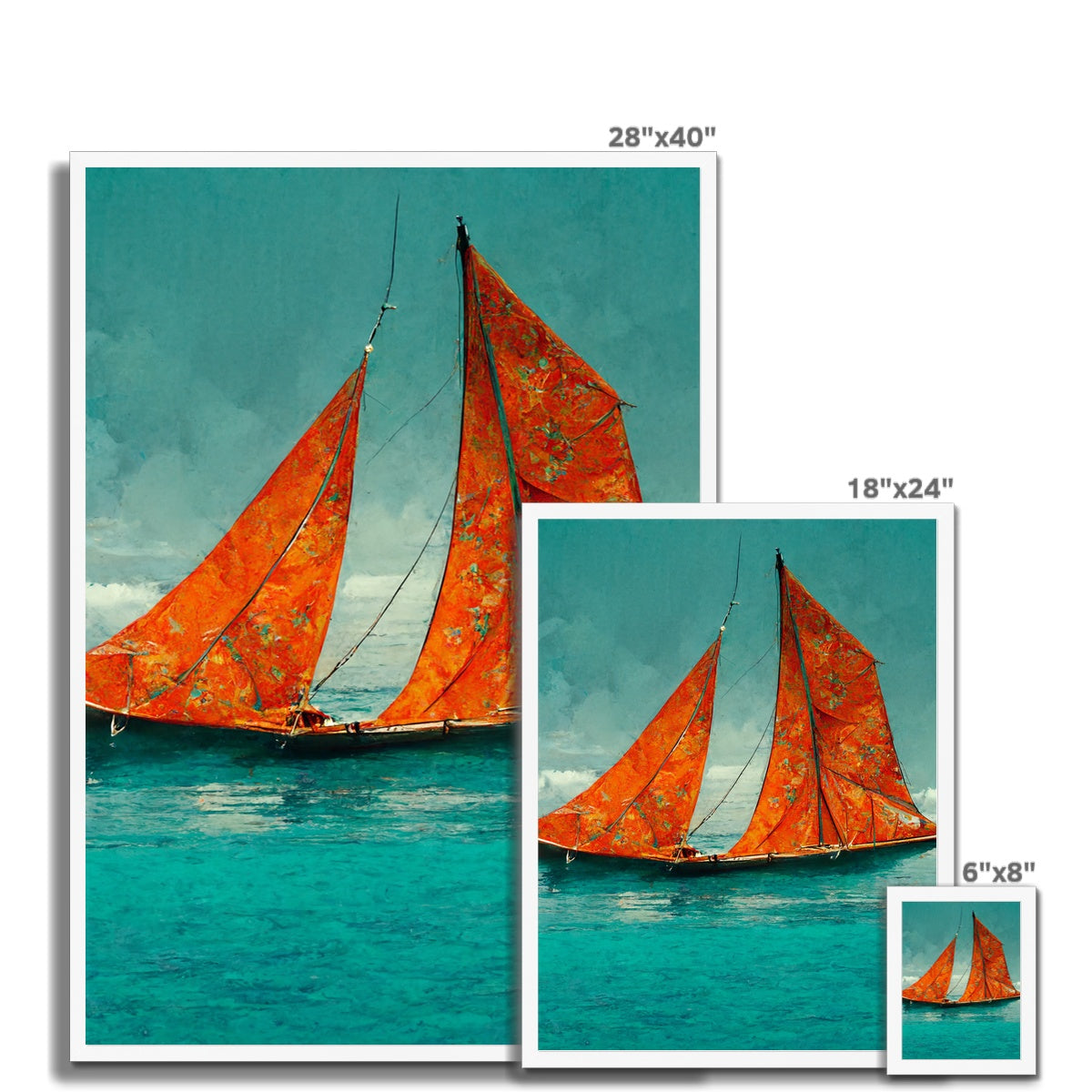 Sail Free Framed Print