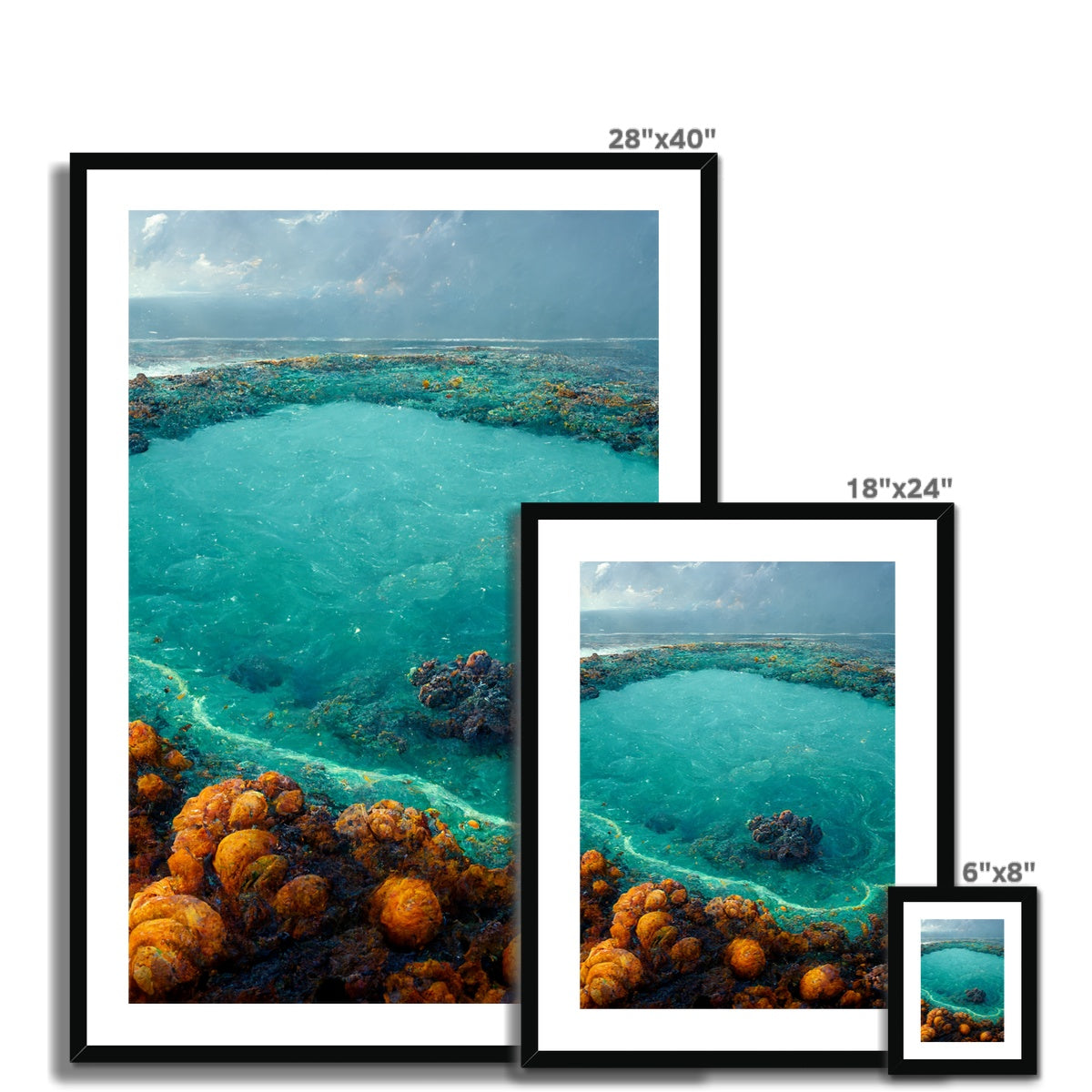 Pools of Life  Framed & Mounted Print