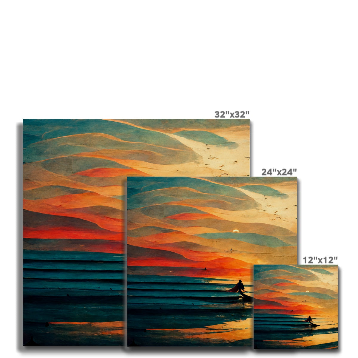 Sunset Swell Canvas