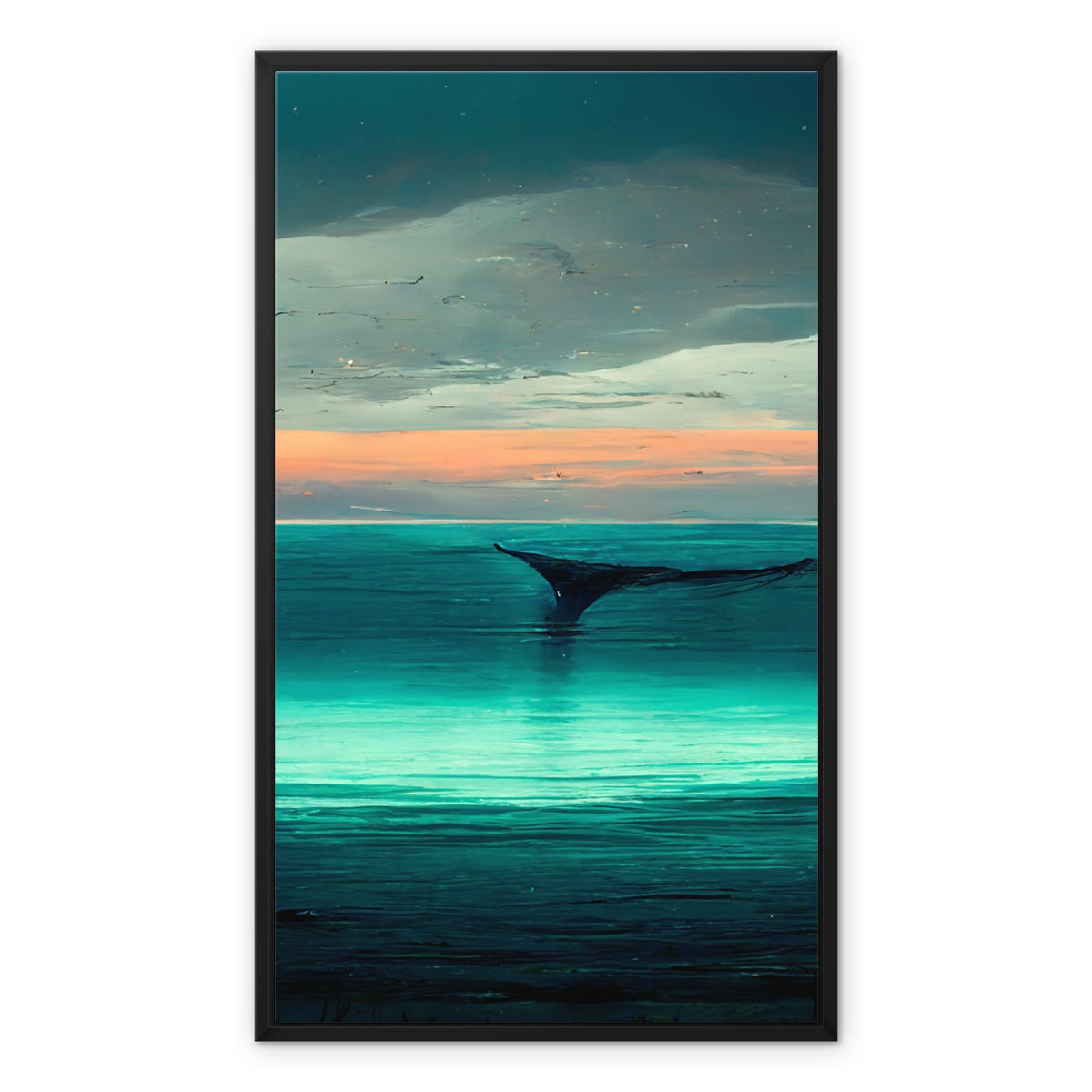 Hidden Giant Framed Canvas