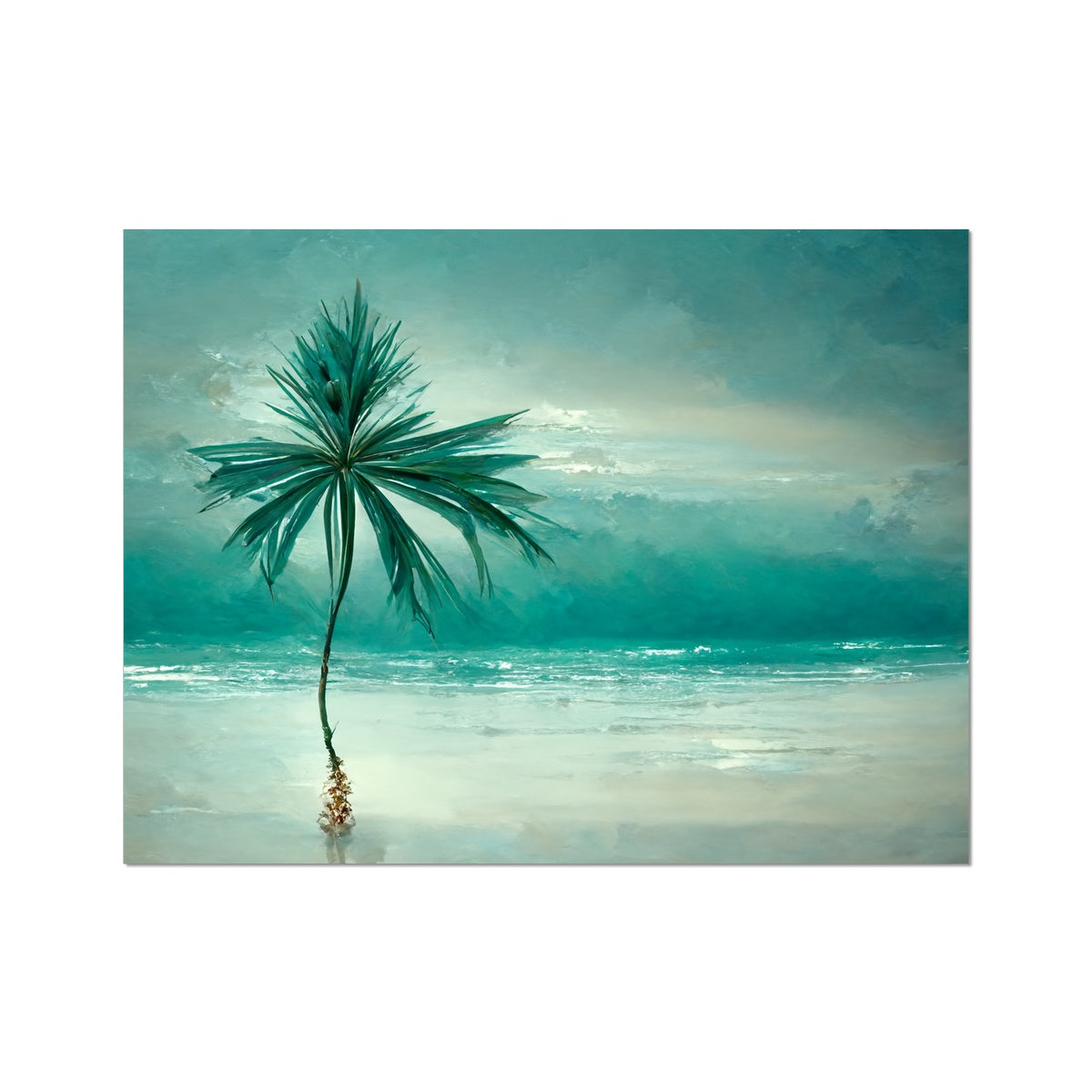 Lonesome Palm Fine Art Print