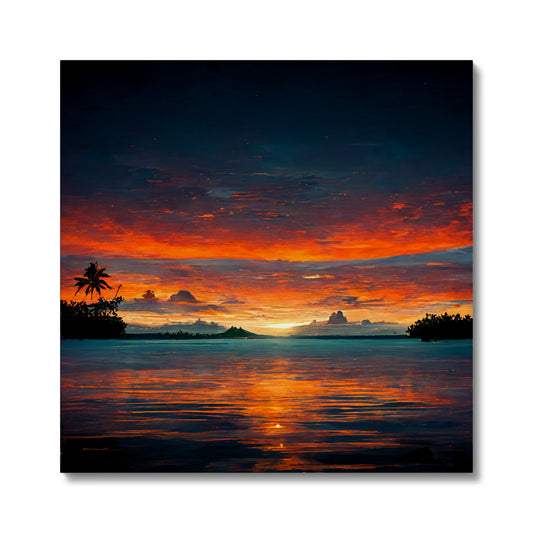 Tahitian Sunrise  Canvas