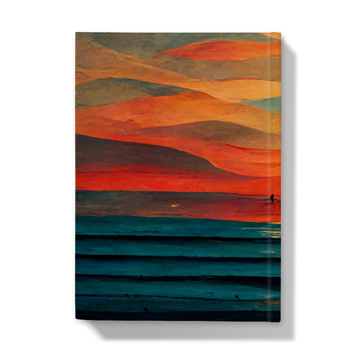 Sunset Swell Hardback Journal