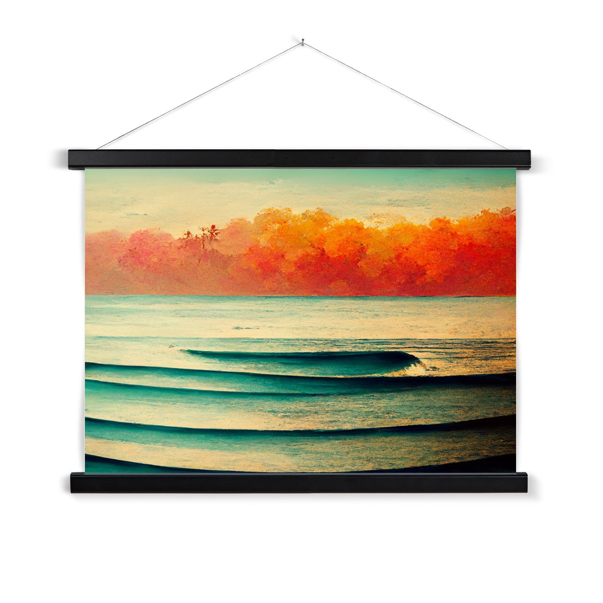Beyond The Blue Fine Art Print with Hanger