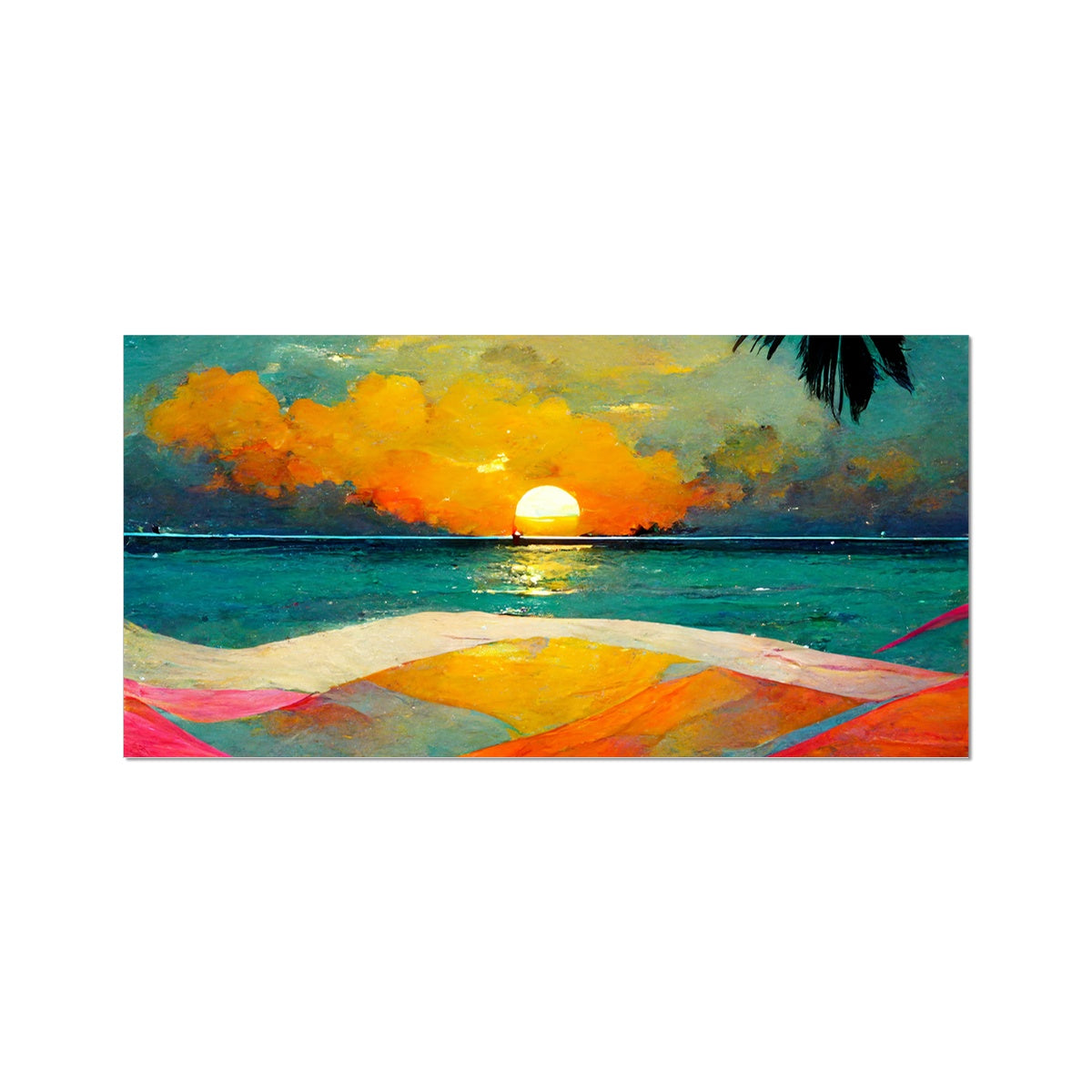 On The Horizon Rolled Eco Canvas