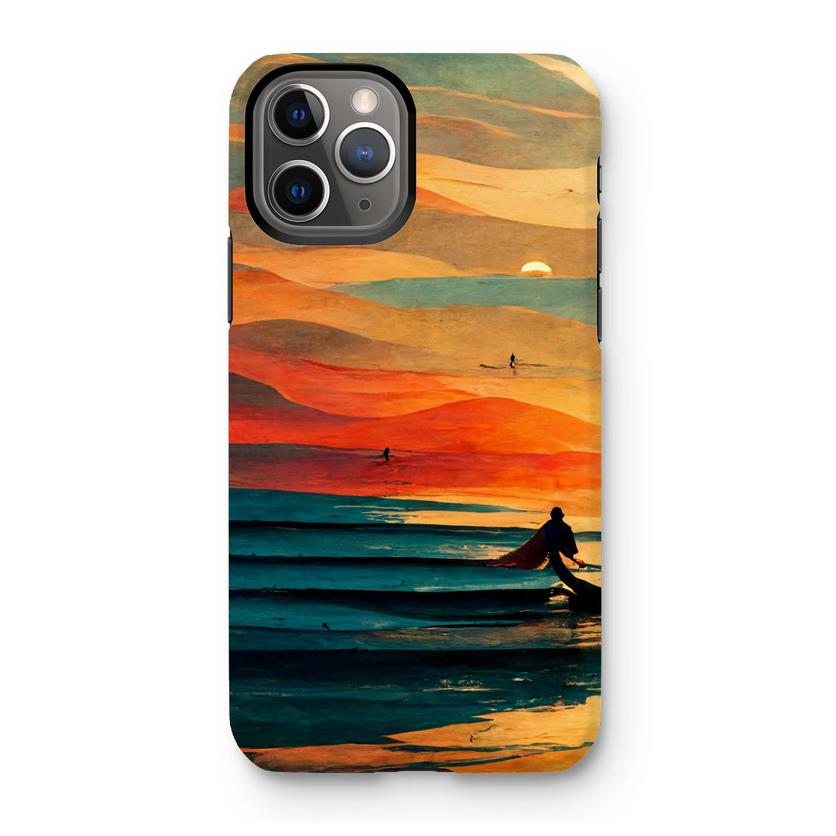 Sunset Swell Tough Phone Case